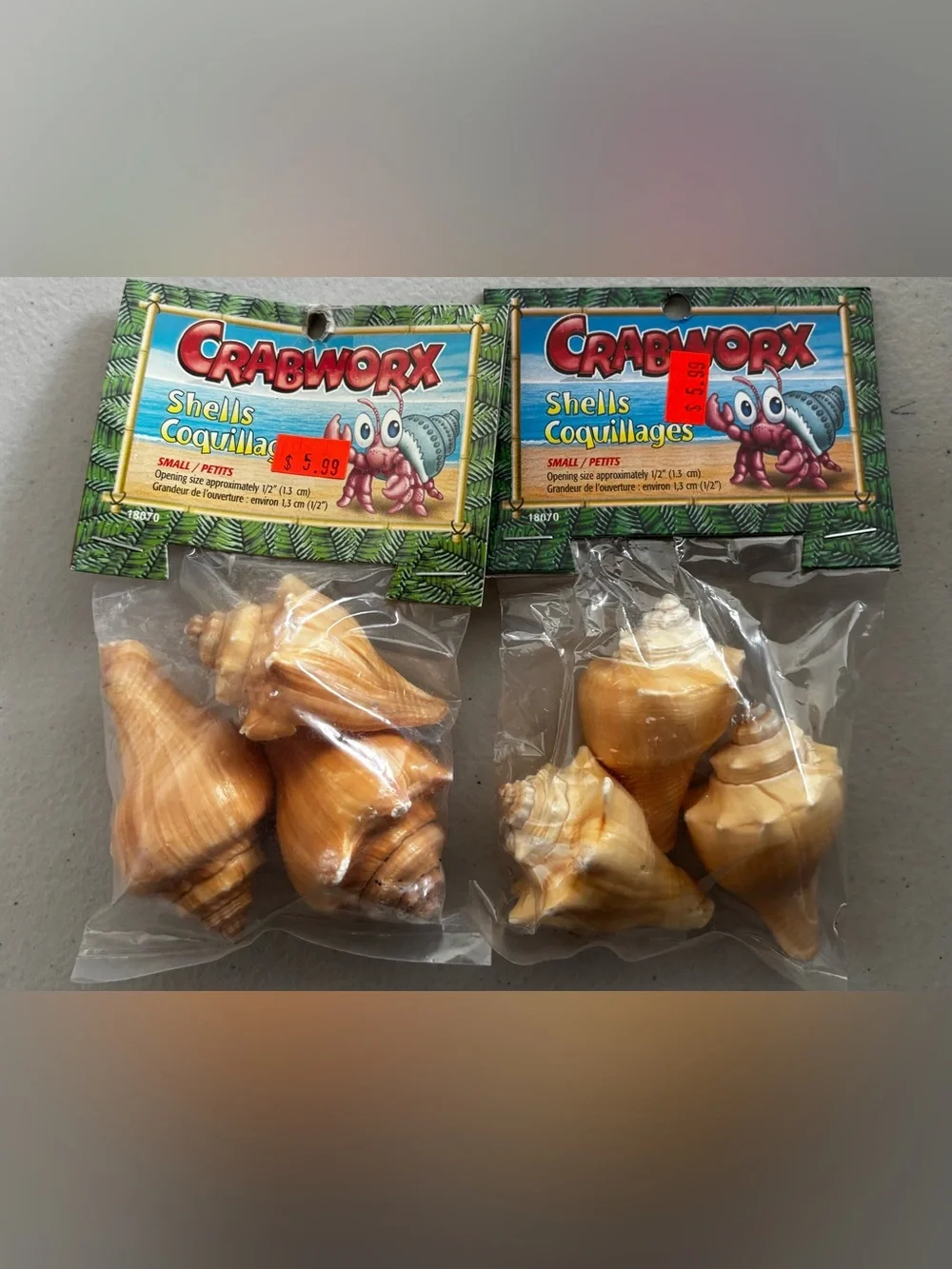 Crabworx Pretty Hermit Crab Shells